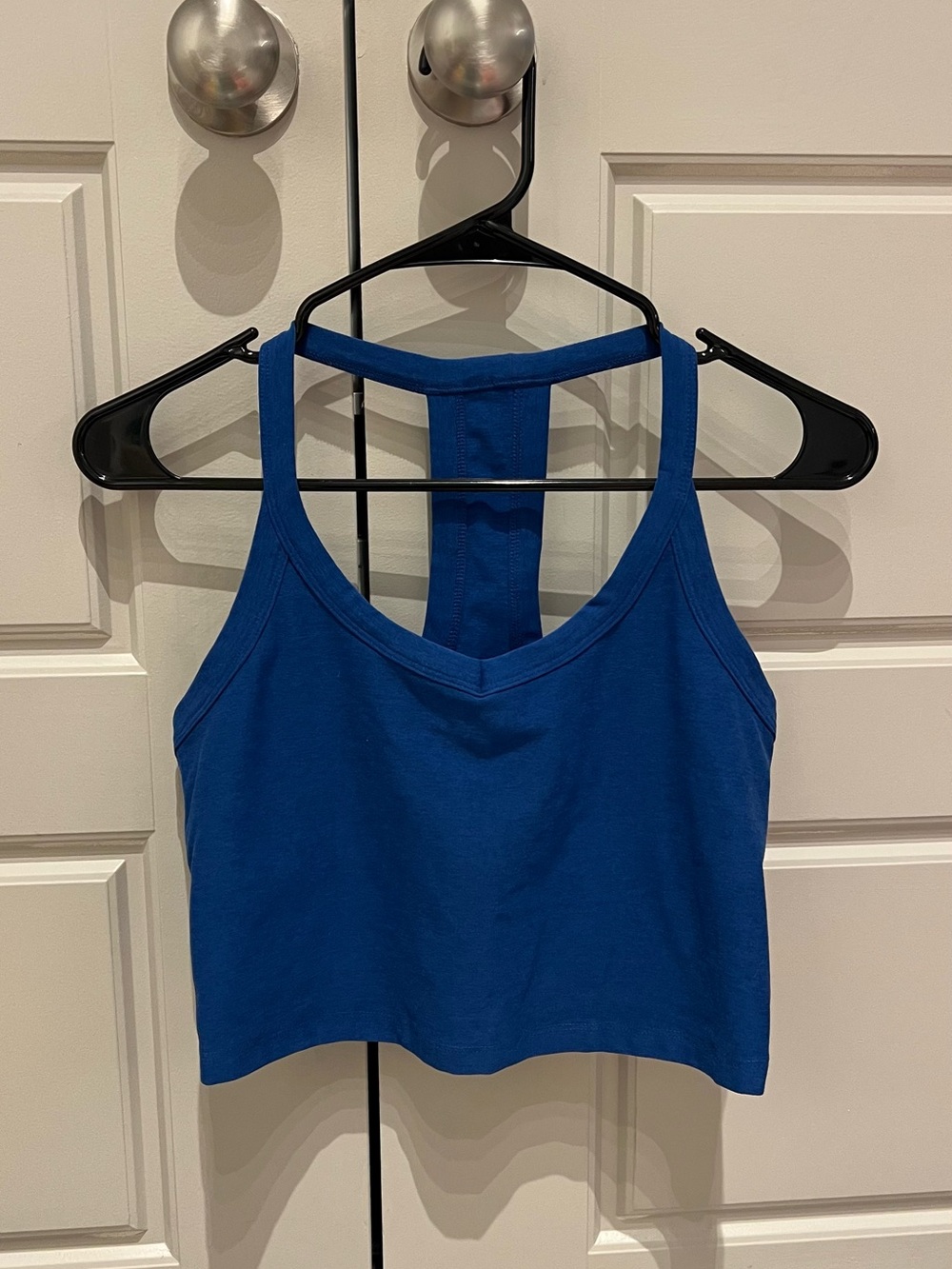 Beyond Yoga Royal Blue Racerback Crop Tank